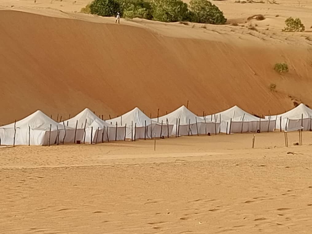 Dunes de sable dans le désert de Lompoul
